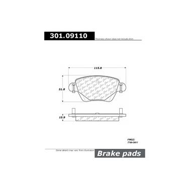 Disc Brake Pad Set CE 301.09110