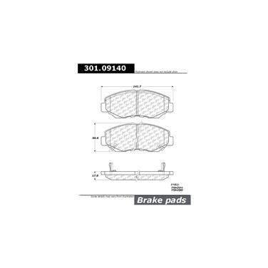 Disc Brake Pad Set CE 301.09140