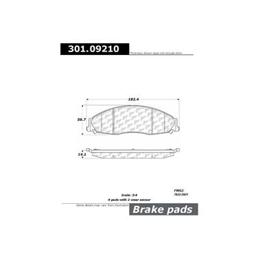 Disc Brake Pad Set CE 301.09210