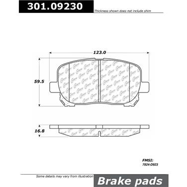 Disc Brake Pad Set CE 301.09230