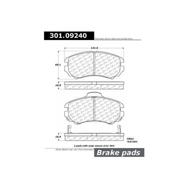 Disc Brake Pad Set CE 301.09240