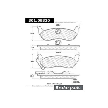 Disc Brake Pad Set CE 301.09320