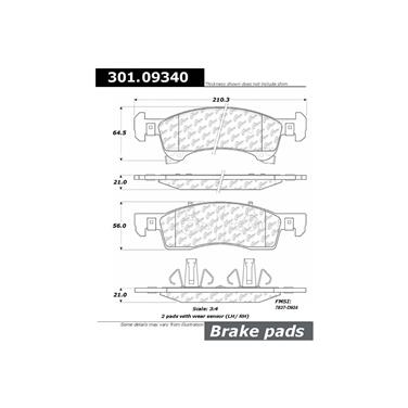 Disc Brake Pad Set CE 301.09340