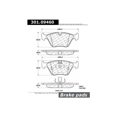 Disc Brake Pad Set CE 301.09460