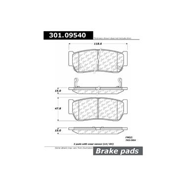 Disc Brake Pad Set CE 301.09540