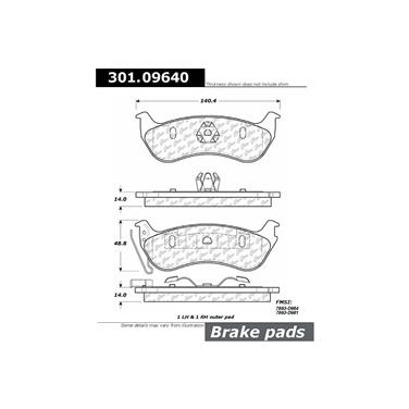 Disc Brake Pad Set CE 301.09640