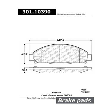 Disc Brake Pad Set CE 301.10390