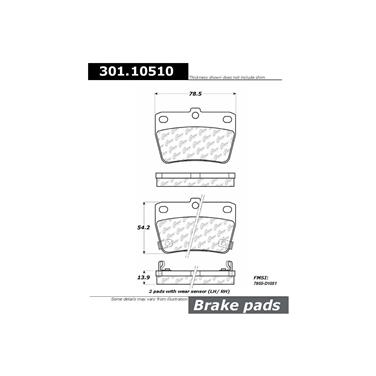 Disc Brake Pad Set CE 301.10510