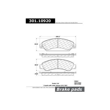 Disc Brake Pad Set CE 301.10920