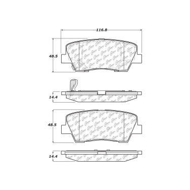 Disc Brake Pad Set CE 301.12842