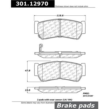 Disc Brake Pad Set CE 301.12970