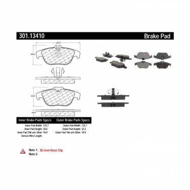 Disc Brake Pad Set CE 301.13410