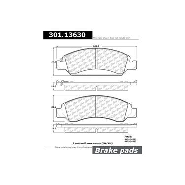 Disc Brake Pad Set CE 301.13630