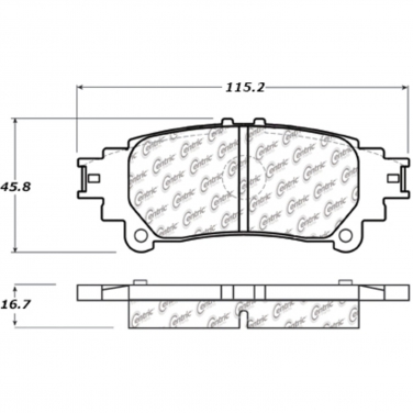 Disc Brake Pad Set CE 301.13911