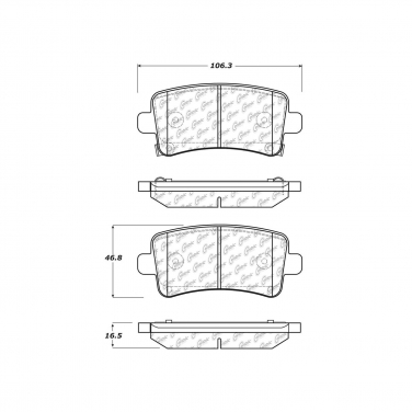 Disc Brake Pad Set CE 301.14302