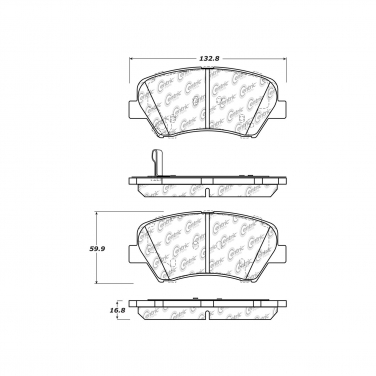 Disc Brake Pad Set CE 301.15431