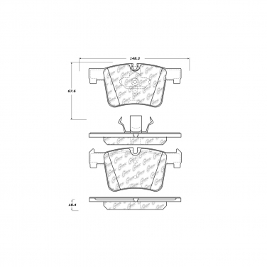 Disc Brake Pad Set CE 301.15610