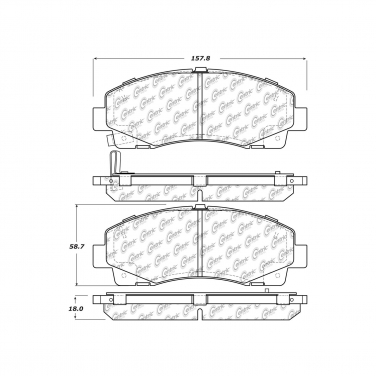 Disc Brake Pad Set CE 301.15840