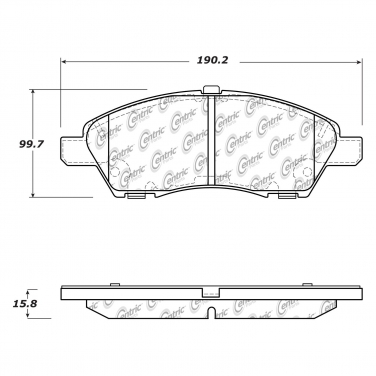 Disc Brake Pad Set CE 301.15920