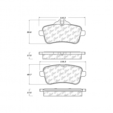 Disc Brake Pad Set CE 301.16300