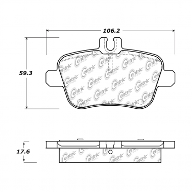 Disc Brake Pad Set CE 301.16461