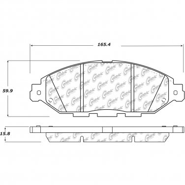 Disc Brake Pad Set CE 301.16490