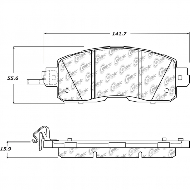 Disc Brake Pad Set CE 301.16500