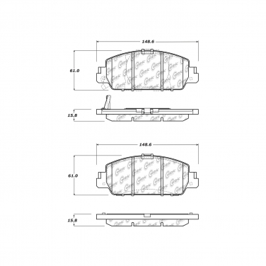 Disc Brake Pad Set CE 301.16540