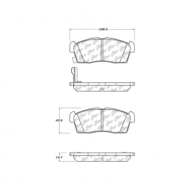 Disc Brake Pad Set CE 301.16580