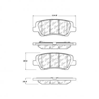 Disc Brake Pad Set CE 301.16590