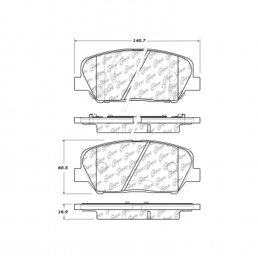 Disc Brake Pad Set CE 301.16750