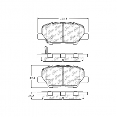 Disc Brake Pad Set CE 301.16790