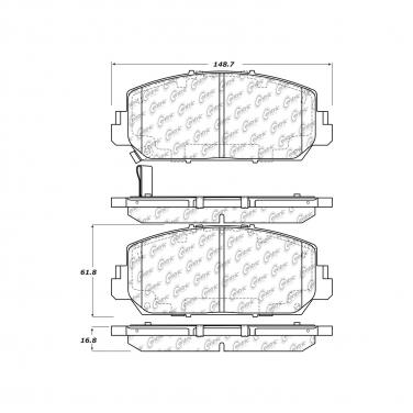 Disc Brake Pad Set CE 301.16970