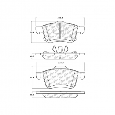 Disc Brake Pad Set CE 301.17210