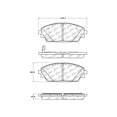 Disc Brake Pad Set CE 301.17280