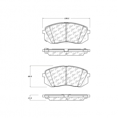 Disc Brake Pad Set CE 301.18260