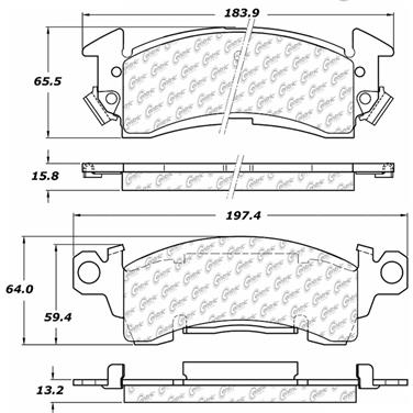 Disc Brake Pad Set CE 306.00520