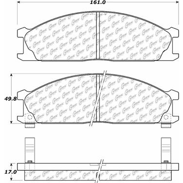 Disc Brake Pad Set CE 306.03330