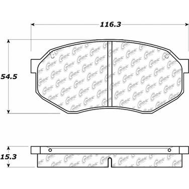 Disc Brake Pad Set CE 306.03890