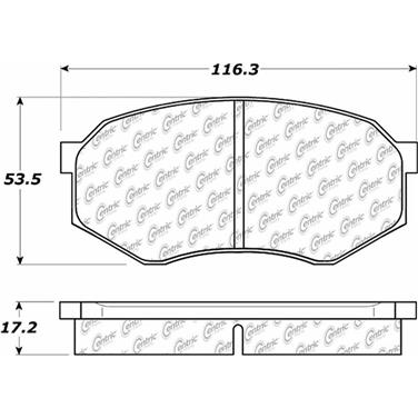 Disc Brake Pad Set CE 306.04330