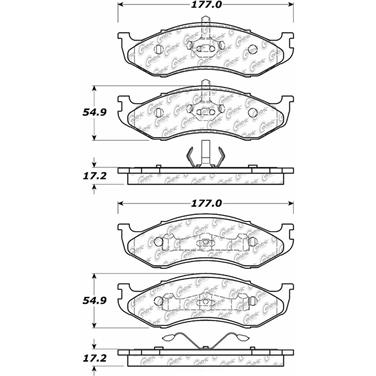 Disc Brake Pad Set CE 306.04770