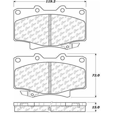 Disc Brake Pad Set CE 306.05020