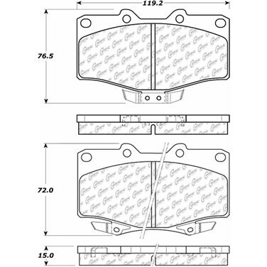 Disc Brake Pad Set CE 306.06110