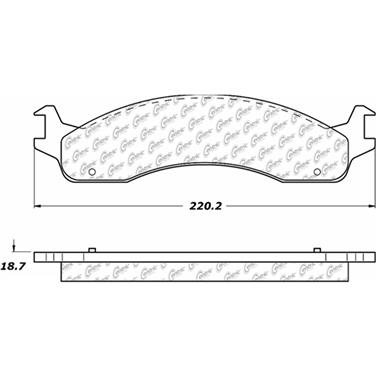 Disc Brake Pad Set CE 306.06550