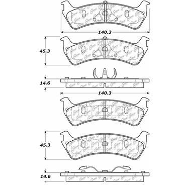 Disc Brake Pad Set CE 306.06670