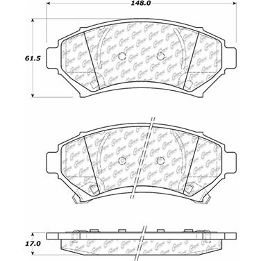 Disc Brake Pad Set CE 306.06990