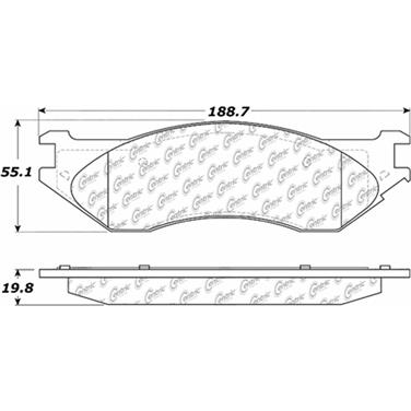 Disc Brake Pad Set CE 306.07021