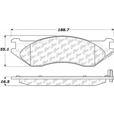 Disc Brake Pad Set CE 306.07023