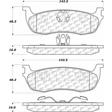 Disc Brake Pad Set CE 306.07110