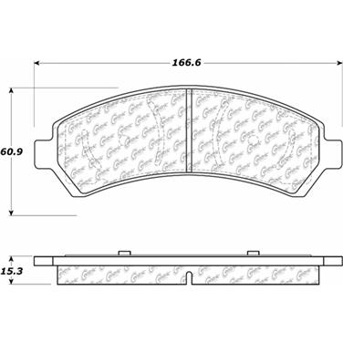 Disc Brake Pad Set CE 306.07260